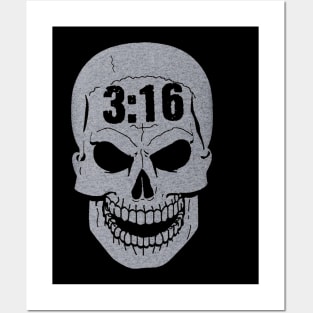 Stone Cold Steve Austin 316 Texas Skull Posters and Art